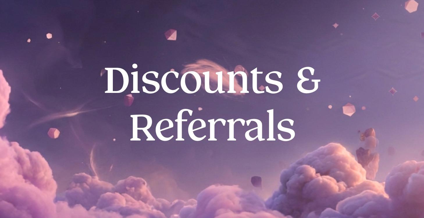 Discount & Referral LInks