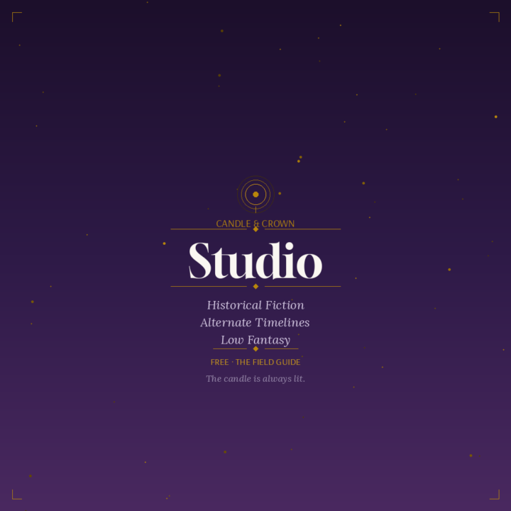 The Crown and Candle Studio Guide is Here — and It's Free to new Viewers
