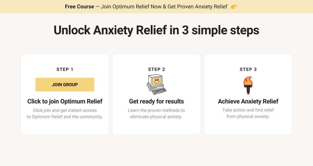 The Optimum Relief Group(FREE)