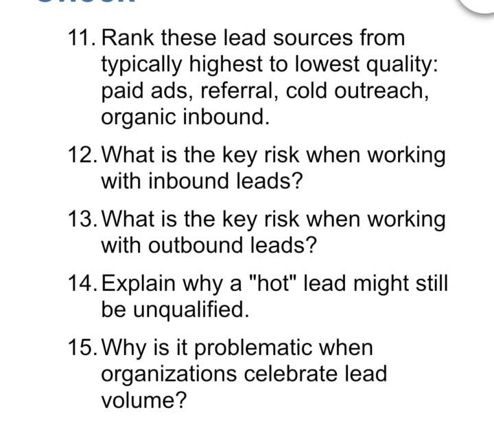 MODULE 3 KNOWLEDGE CHECK