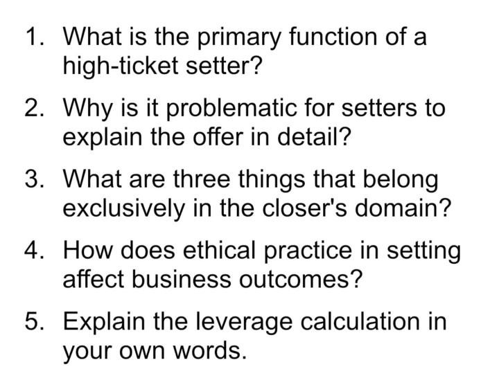 MODULE 1 KNOWLEDGE CHECK. 