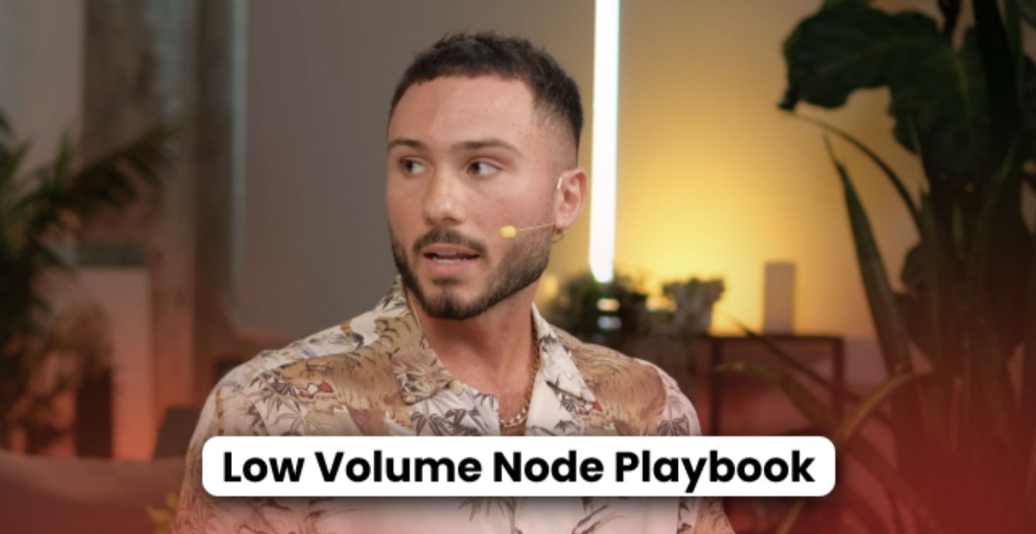 Playbook - Low Volume Node