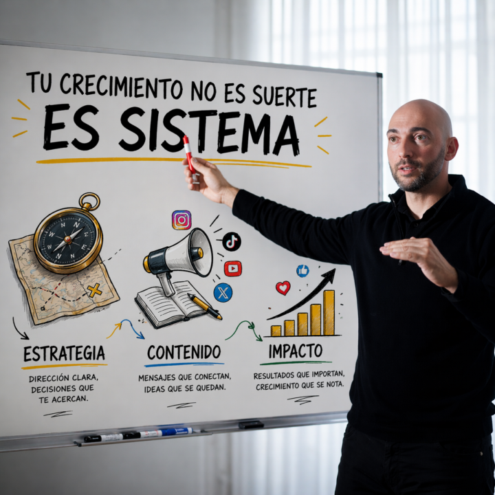 El sistema básico que uso para CRECER como autor en redes