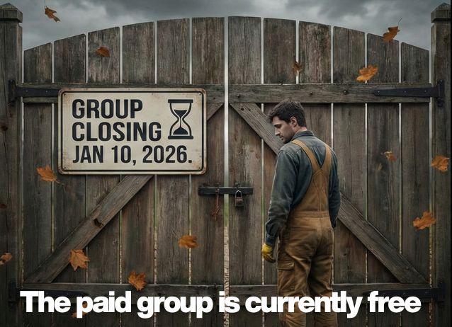 ⏳ This Group Is Closing — But You’re Invited Backstage (For Free)