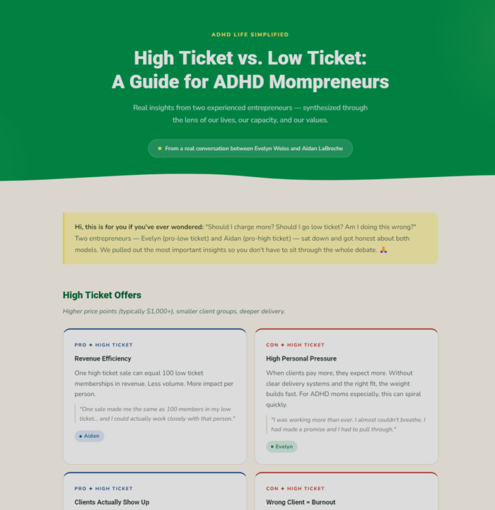 How to Think About High Ticket vs. Low Ticket Offers