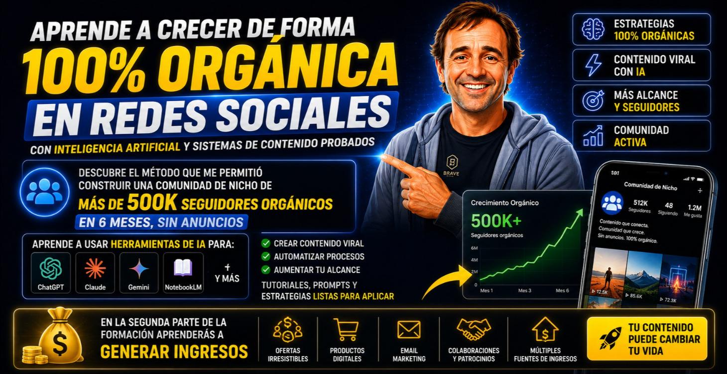 Social Growth Formula. 📈 Orgánico
