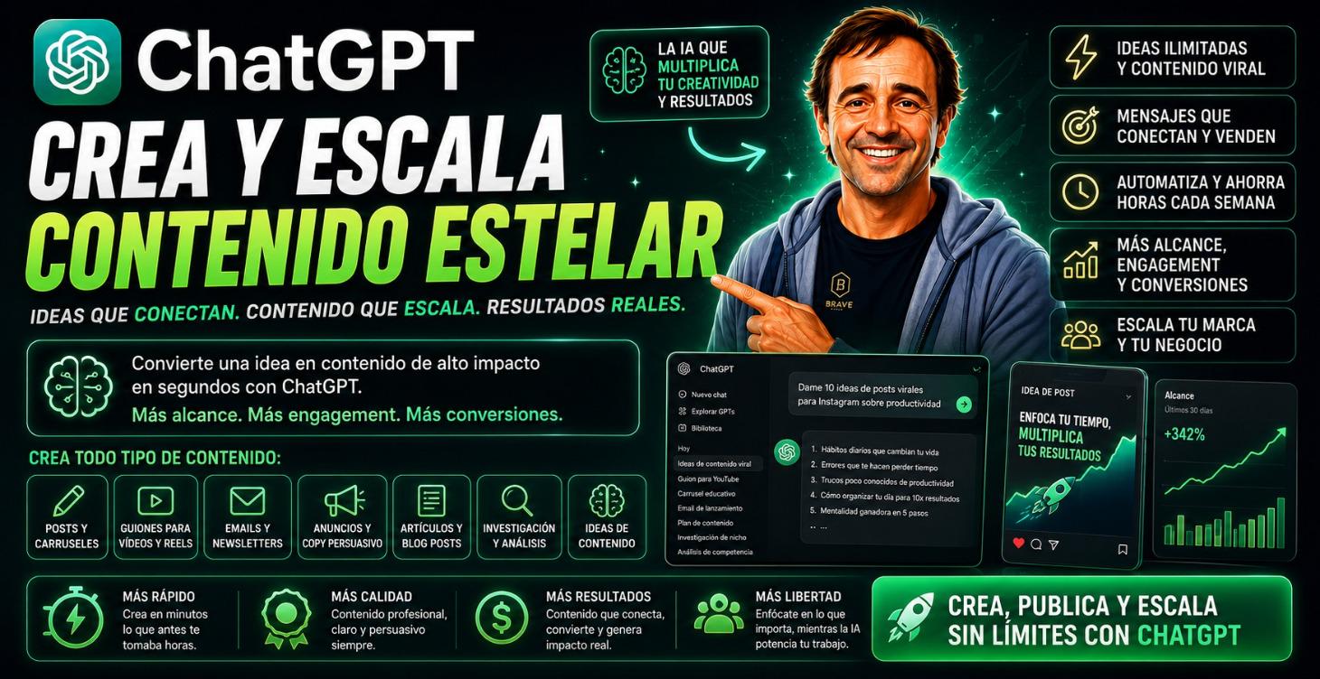 Chat Gtp para crear y escalar contenido