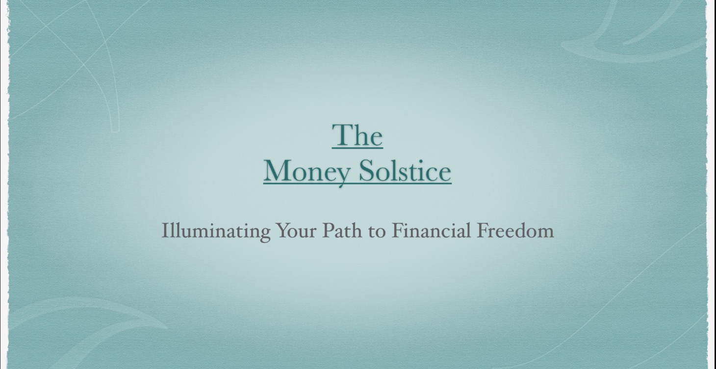 The Money Solstice