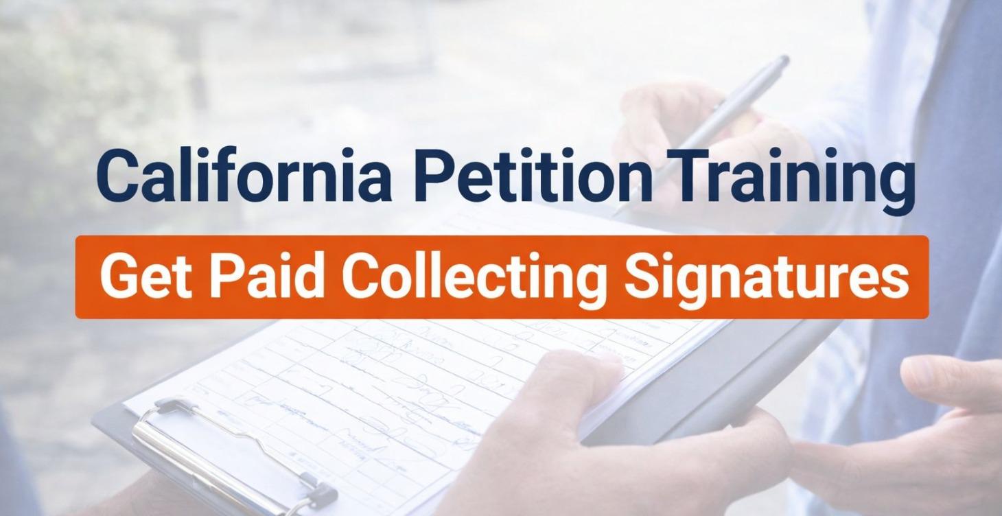 Cali Petition Training Paid to Collect Signatures