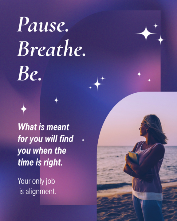 This is your reminder to slow down for a moment