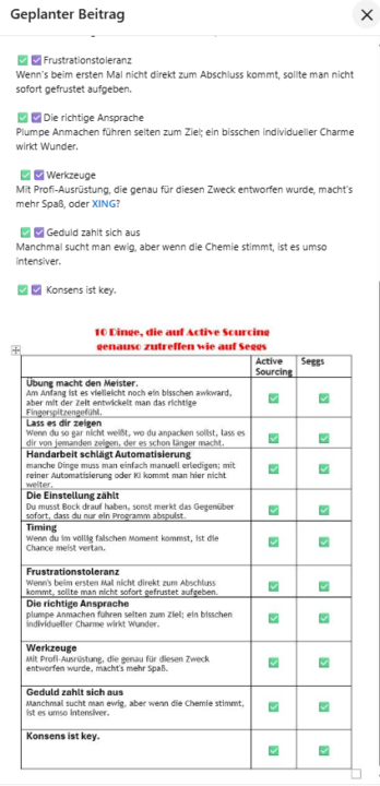 Se* Referenz mit Tabellenvisual - geht oder krepiert bei LI?