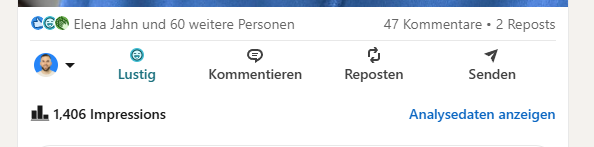 Wieso macht LinkedIn so :D