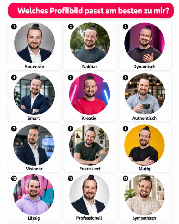 Post-Idee mit Prompt: Lass dein Netzwerk dein Profilbild bestimmen!