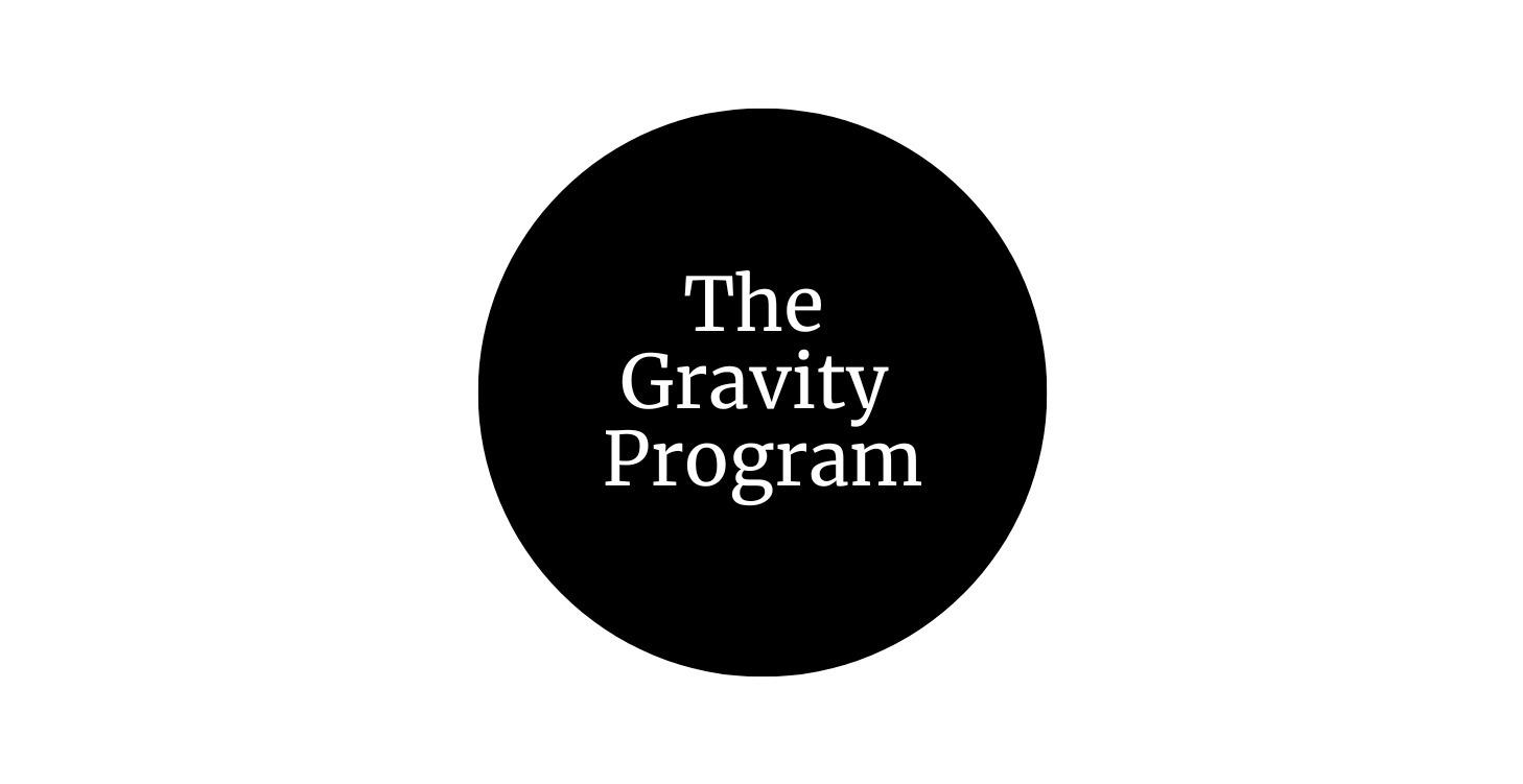 The GRAVITY Program