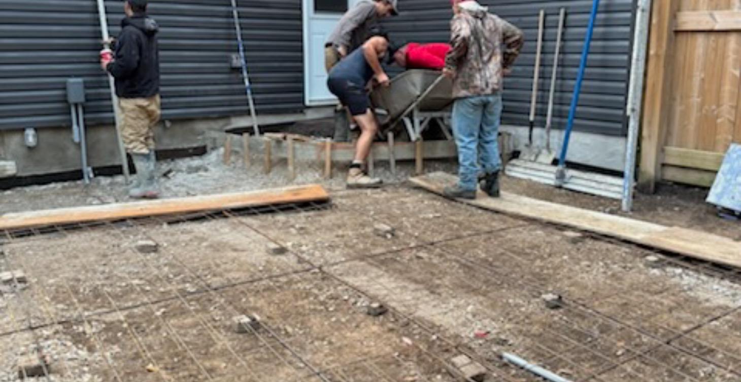 Laying/Tying Rebar For Structural Integrity