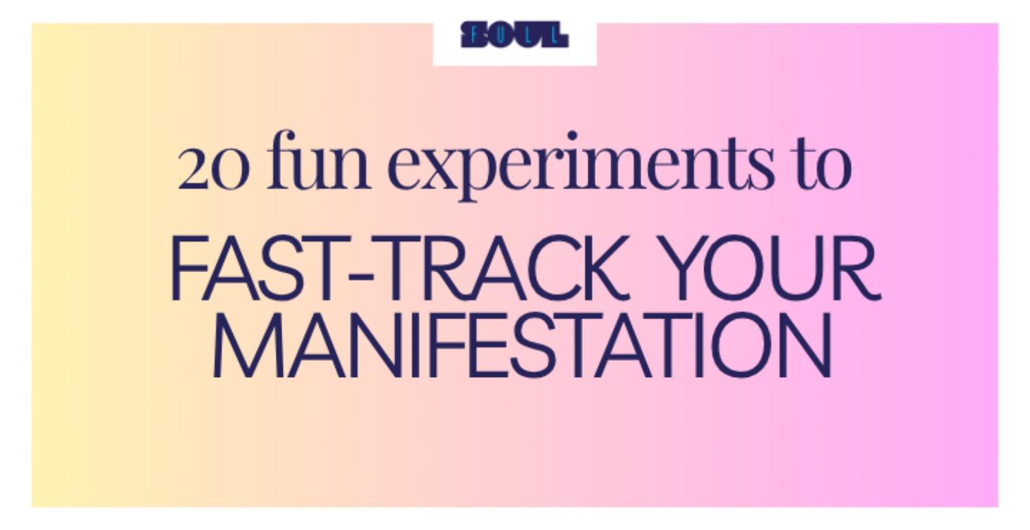 Fast-track your manifestation