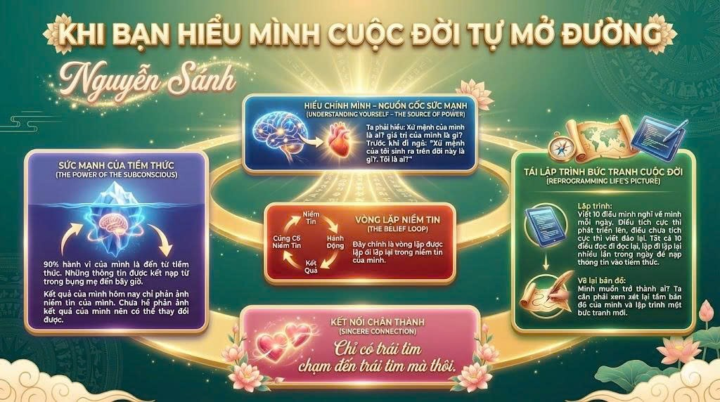 Khi bạn hiểu mình cuộc đời tự mở đường
