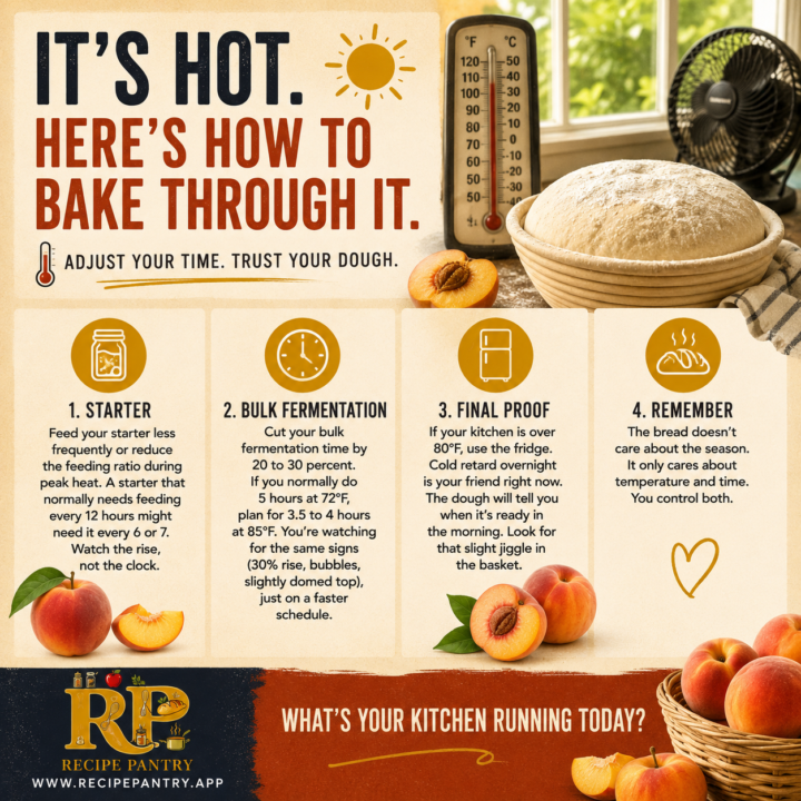 It's hot. Here's how to bake through it.