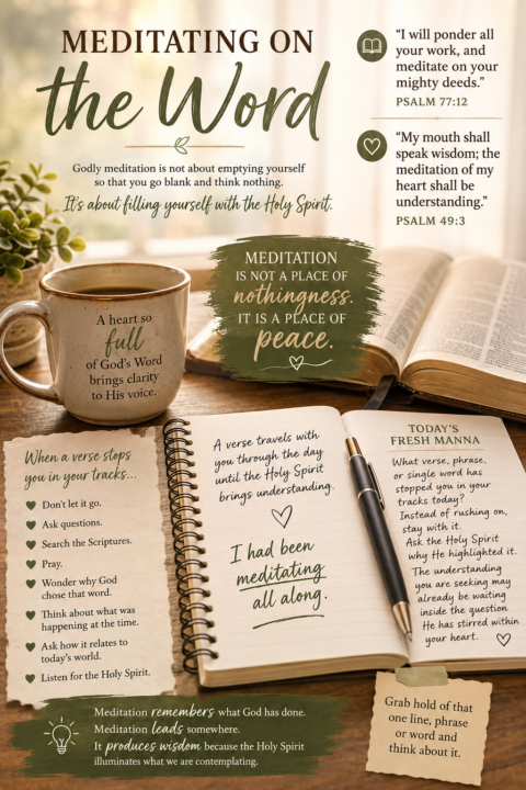Meditating On the Word 