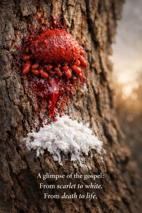 The crimson worm