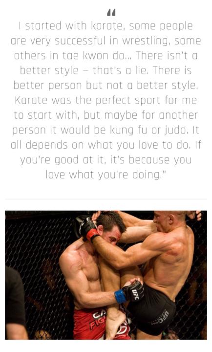 Karate as base for MMA