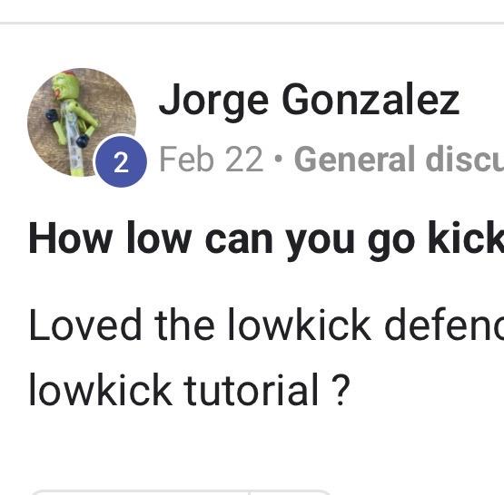 Low kick course in the works 