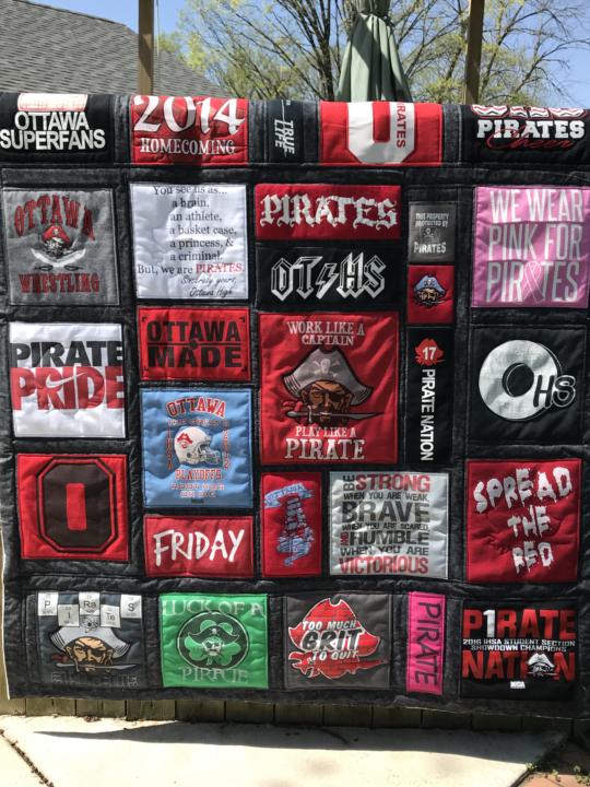 T-shirt/Memory Quilting
