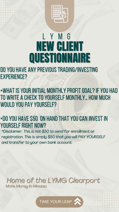 LYMG New Member Questionnaire 