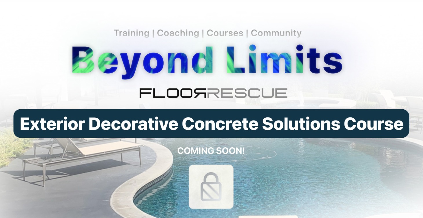 Exterior Decorative Concrete Solutions Course