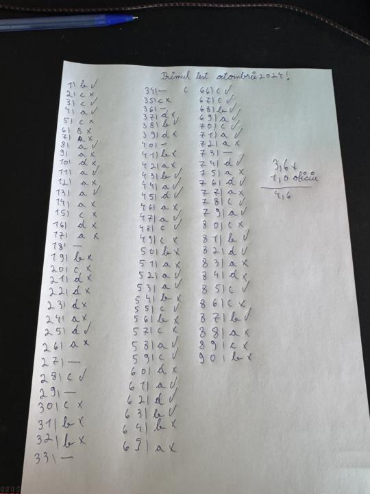 Nota 4.60 - Nota 7.30
