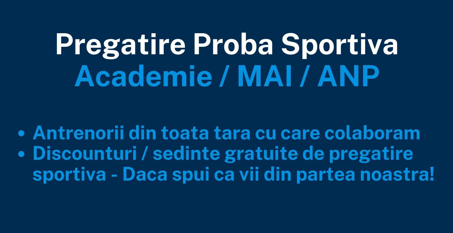 Pregatire Proba Sportiva