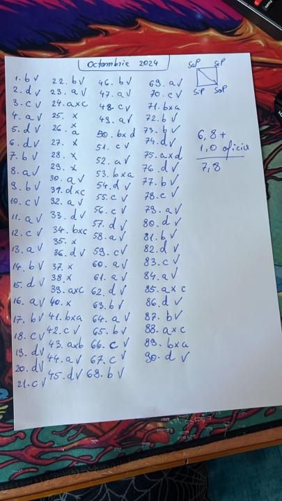 Nota 5.80 - Nota 7.20