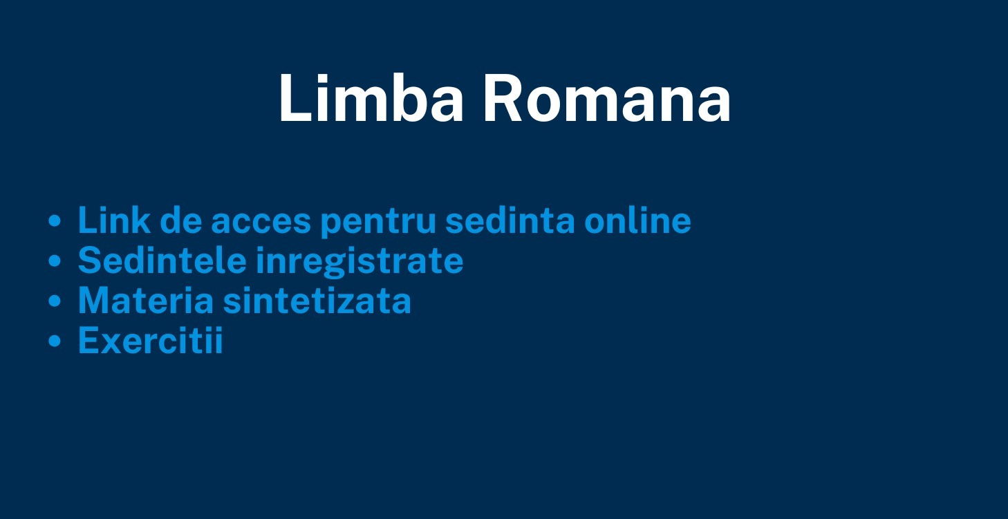 Limba Romana