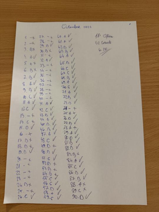 Provocare finalizata cu progres