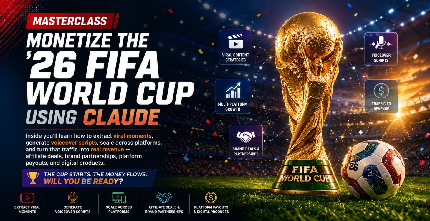 Monetize the '26 FIFA World Cup Using Claude