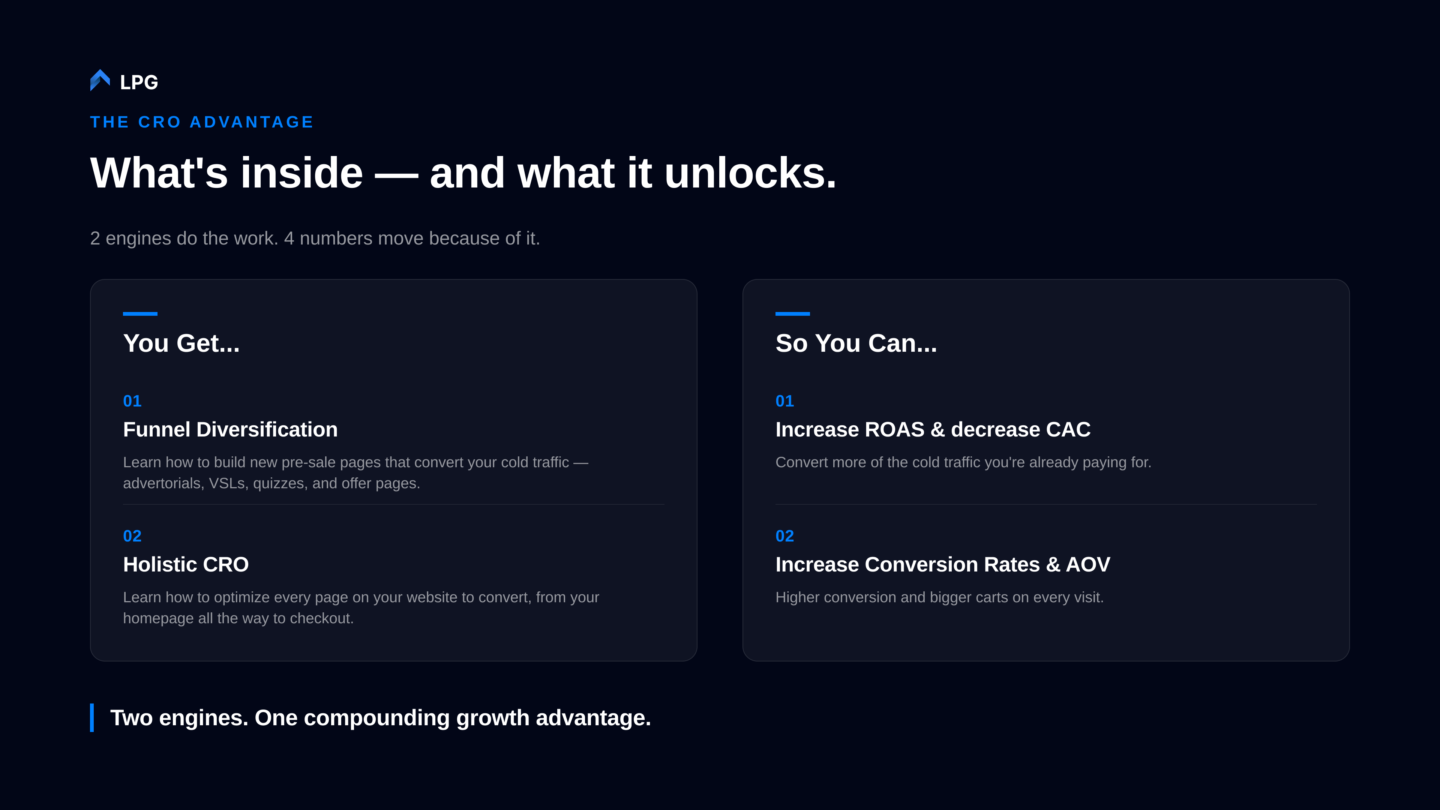 The CRO Advantage