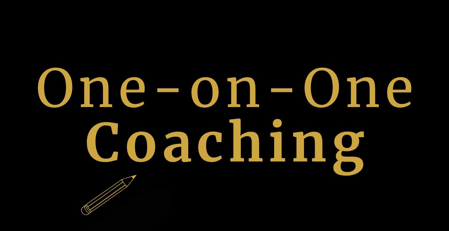 One-On-One Coaching