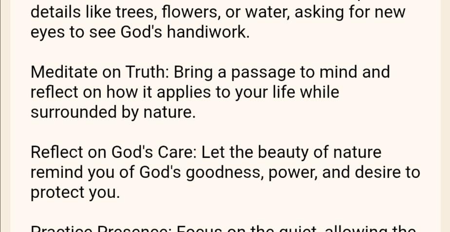 Nature Walk with God