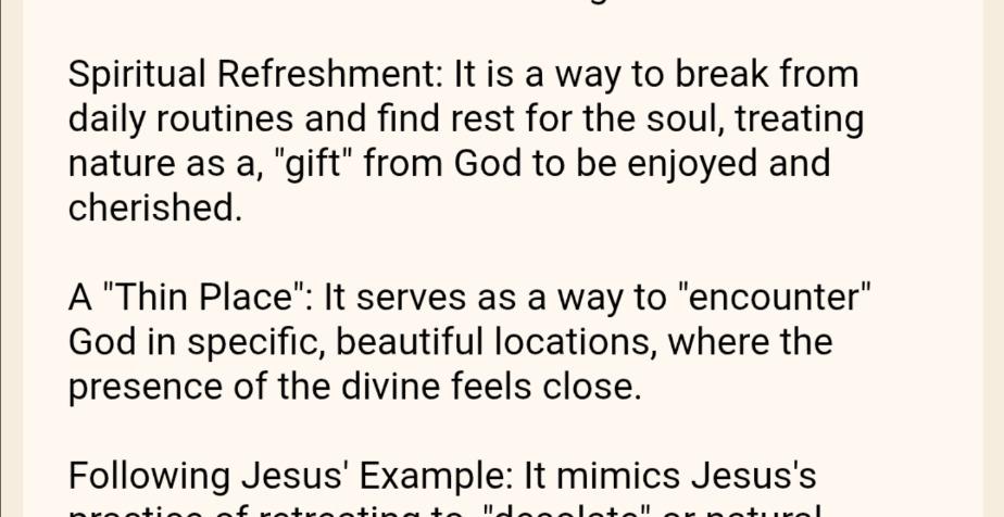 Nature Walk with God
