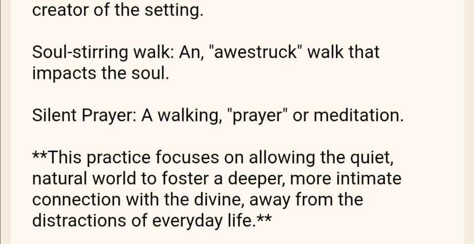 Nature Walk with God