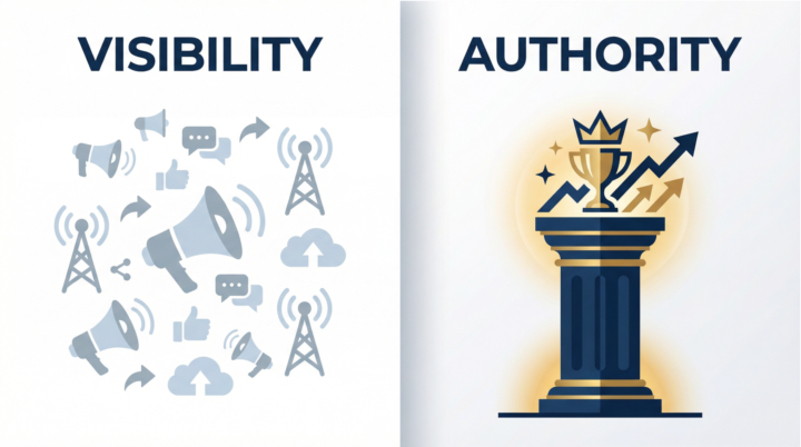 Visibility Isn’t the Goal — Authority Is