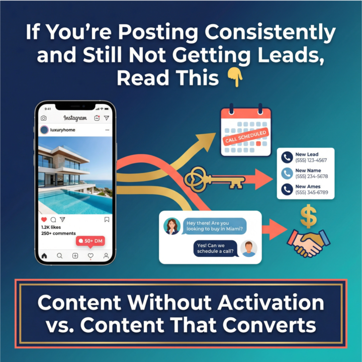 If You’re Posting Consistently and Still Not Getting Leads, Read This 👇