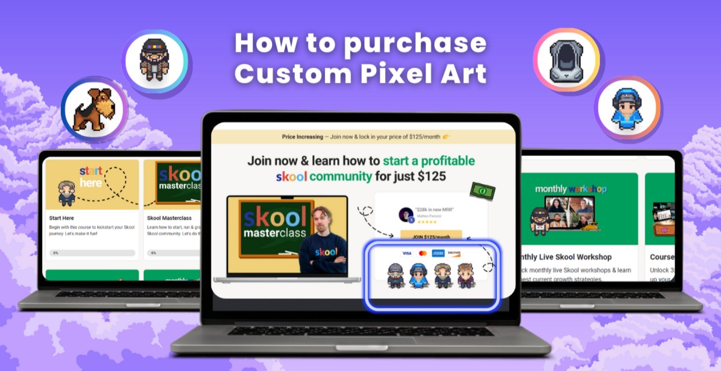 How to Purchase Custom Pixel Art