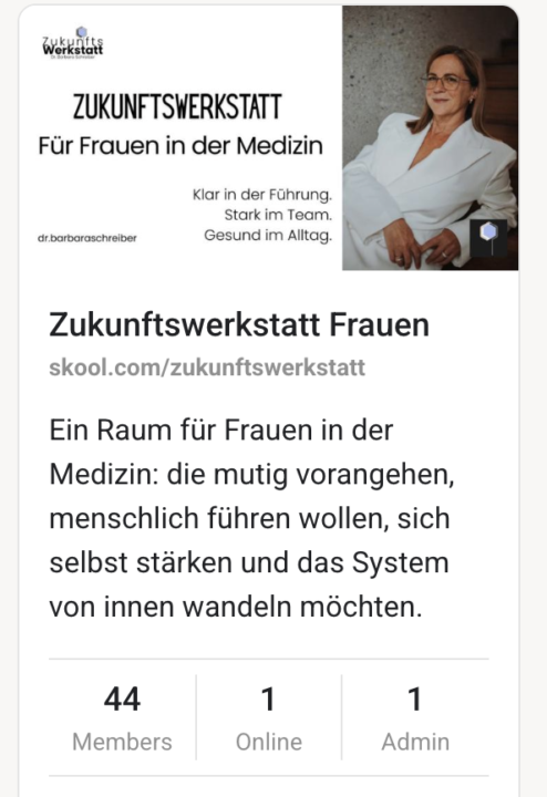Karriere voranbringen, Gesundheit bewahren. Für Frauen in der Medizin.
