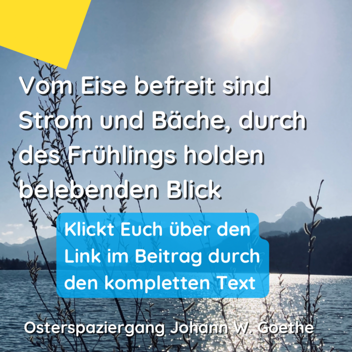 Vom Eise befreit sind Strom und Bäche …