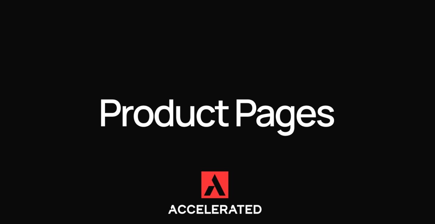 Module 7: Product Pages