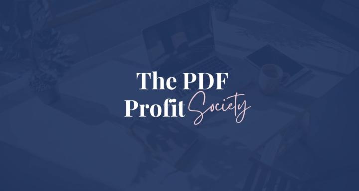 The PDF Profit Society