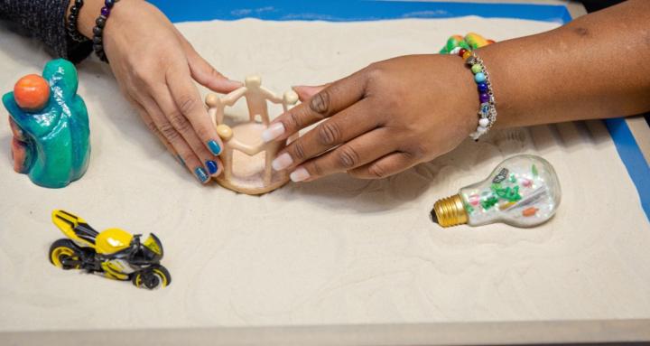 Sandtray Self-Care Circle