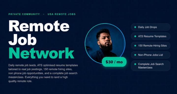 Remote Job Network| WFH Income