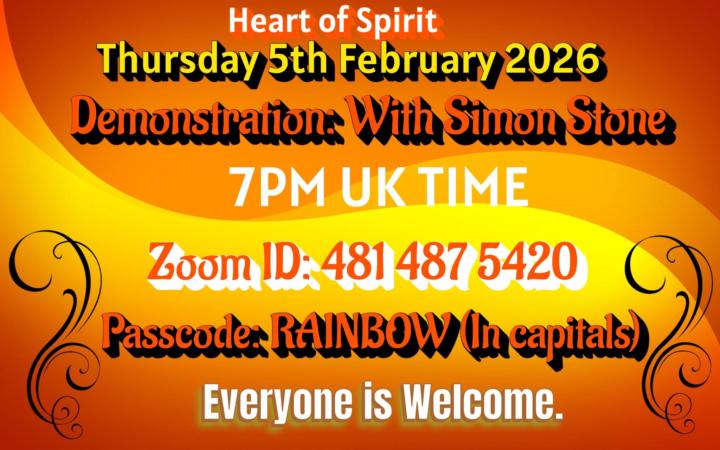 Zoom Demonstration Thursday 5th February 2026